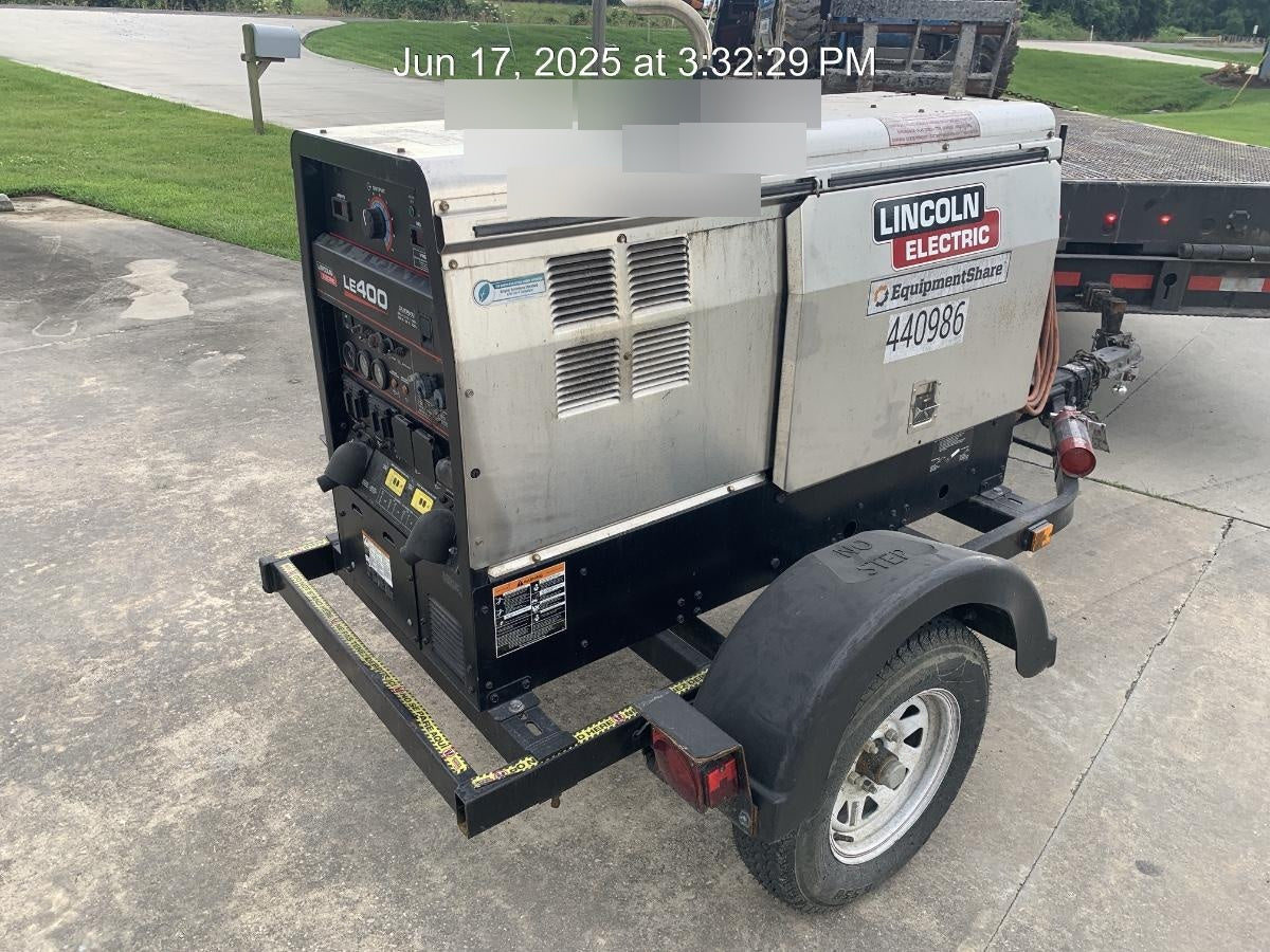 2024 Lincoln Electric LE400 Kubota V1505, Trlr, Cable Rack, Light Kit, ES Decals, T3