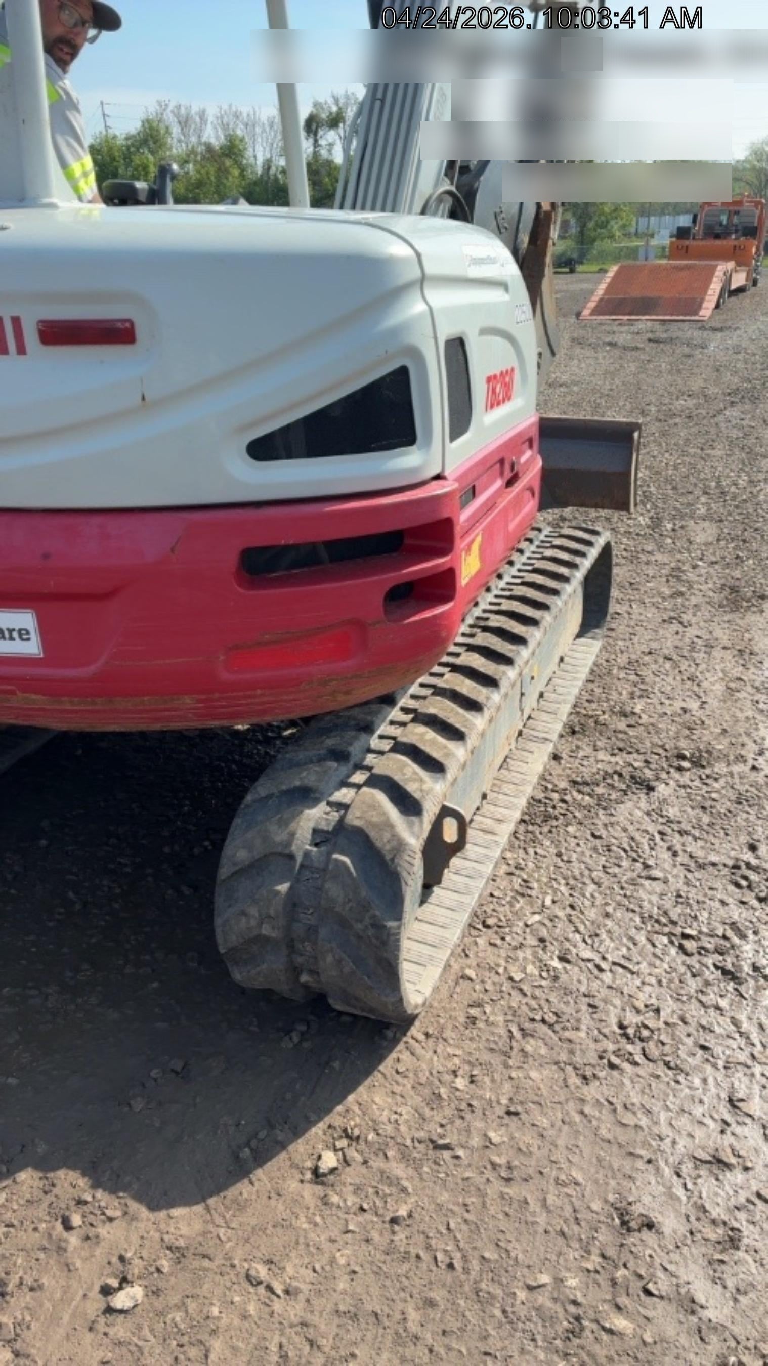 2019 Takeuchi TB260 Takeuchi TB260 Canopy w/Rubber Tracks, Auxiliary Hydraulics, Standard Blade, Manual QC