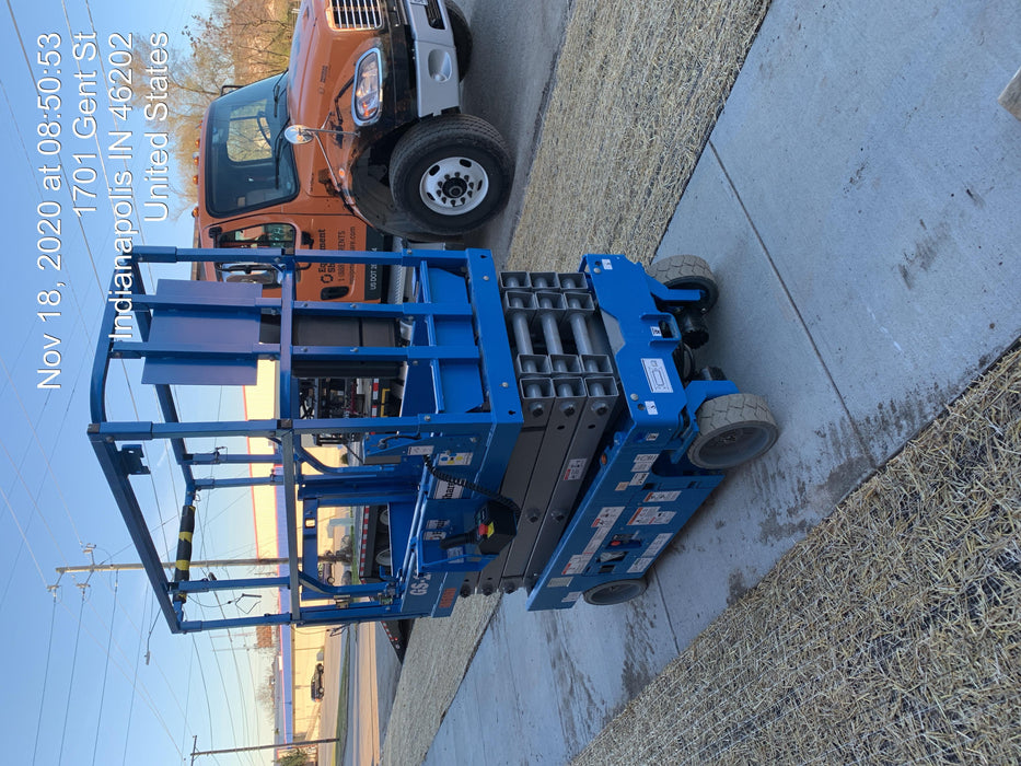 2020 Genie GS-1930 Solid Non Marking Tires, Beacon, Folding rails with half height swing gate