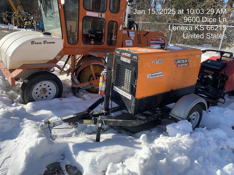 2022 Lincoln Electric LE400 Kubota V1505, Trlr, Cable Rack, Light Kit, ES Decals, T3