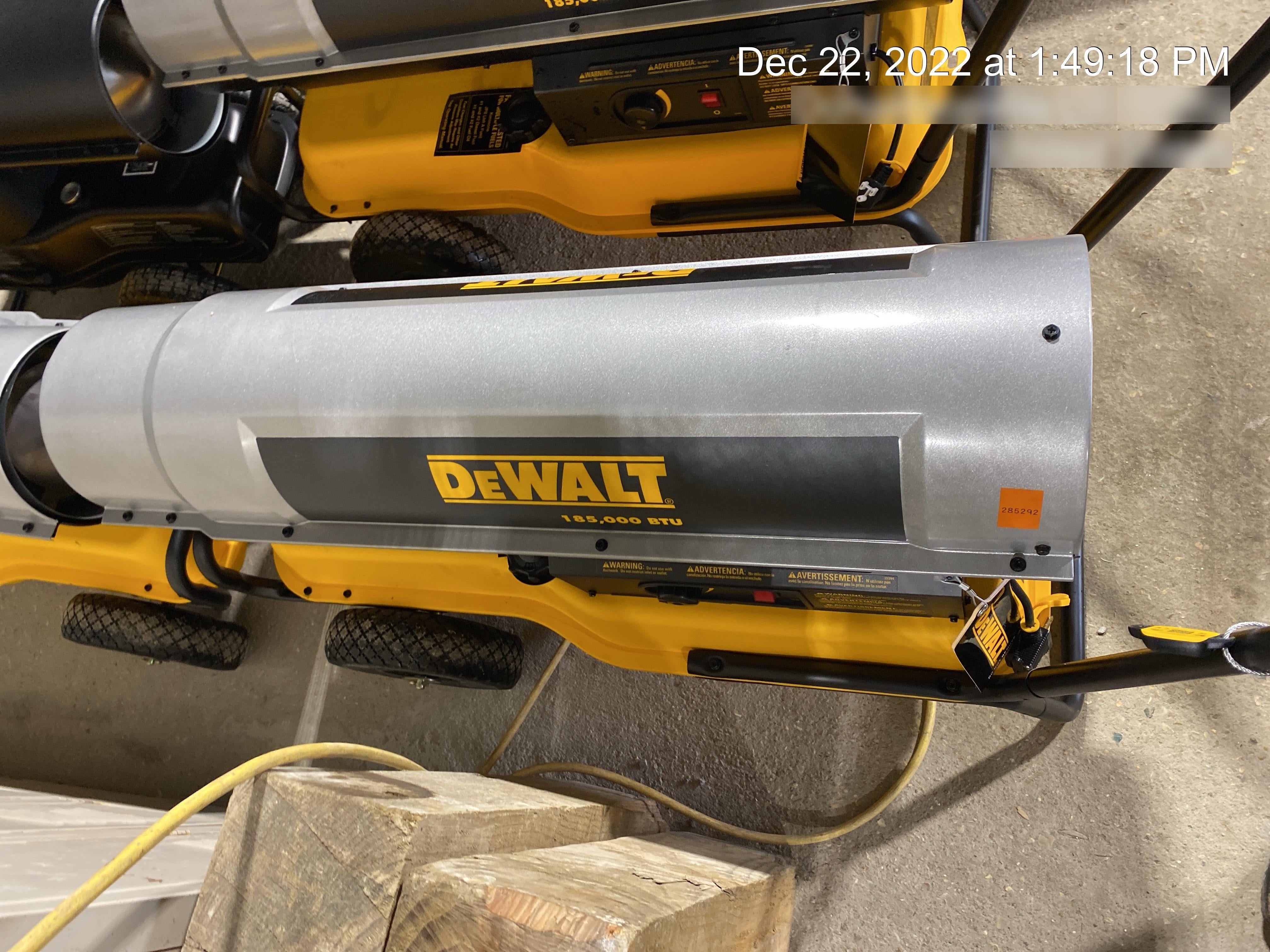 2022 DEWALT DXH185KT