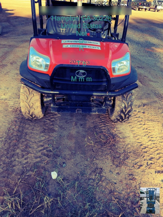 Kubota RTV-X1140W-H Plastic Canopy, Windshield Acrylic Clear, LED Strobe Light, Wire Harness Kit, Back up Alarm