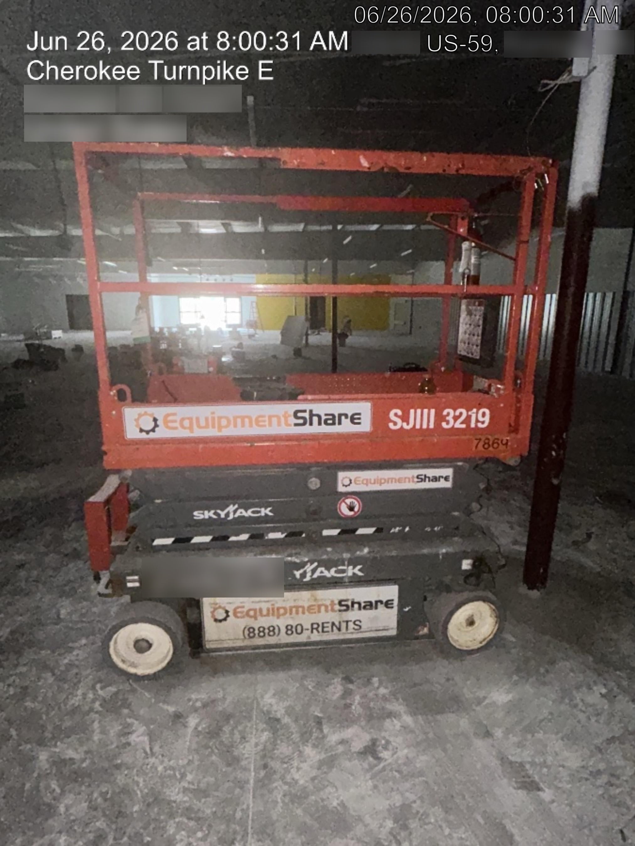 2018 Skyjack SJIII-3219 Skyjack SJIII3219 Scissor Lift w/Trojan Batteries