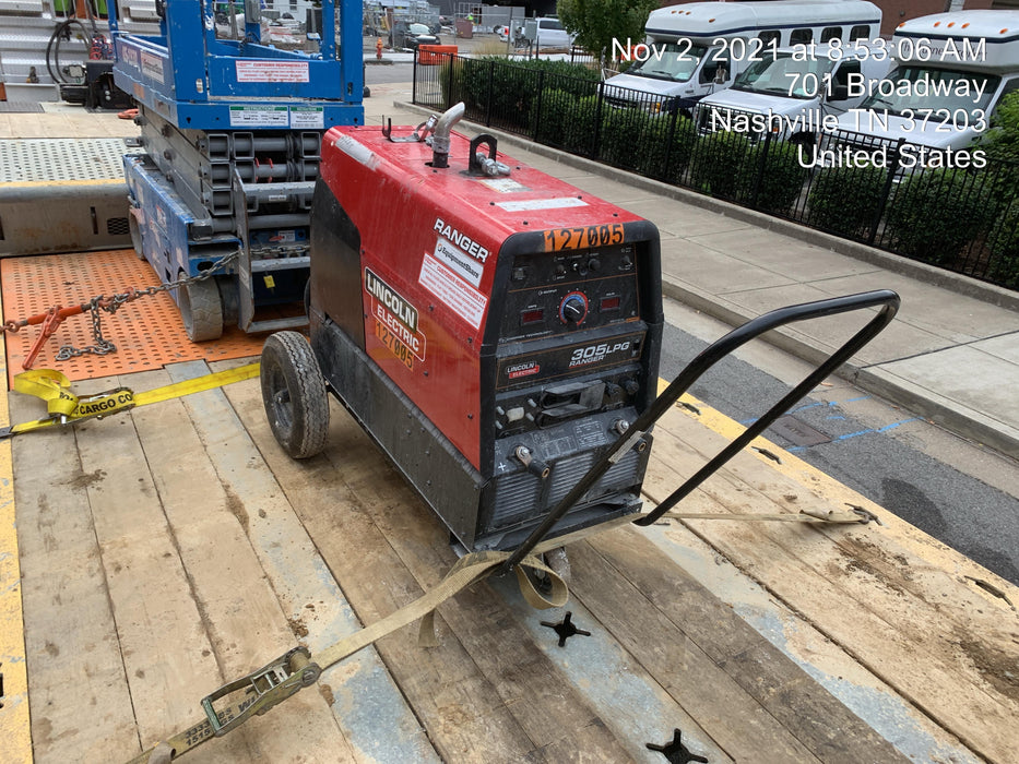 2021 Lincoln Electric Ranger 305 LPG K3430-1, Ranger 305 LPG, Undercarriage, Tank Holder & Strap, 10kw AC Gen, 25hp Kohler LPG Eng