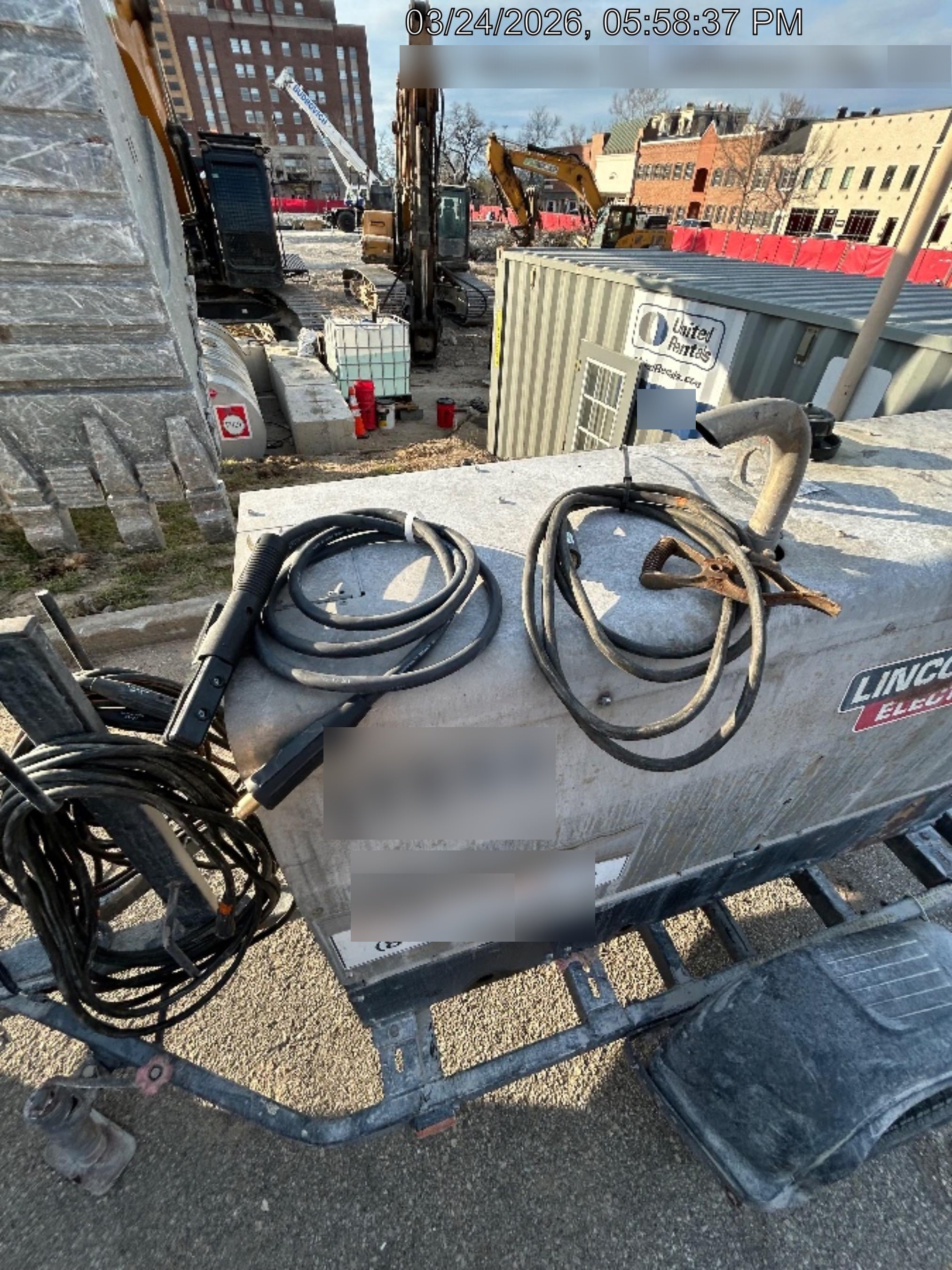 2018 Lincoln Electric Vantage 322 Lincoln Vantage 322 Welder Ready Pak 3 - Vantage 322, Trailer, Fender and light kit, Cable rack