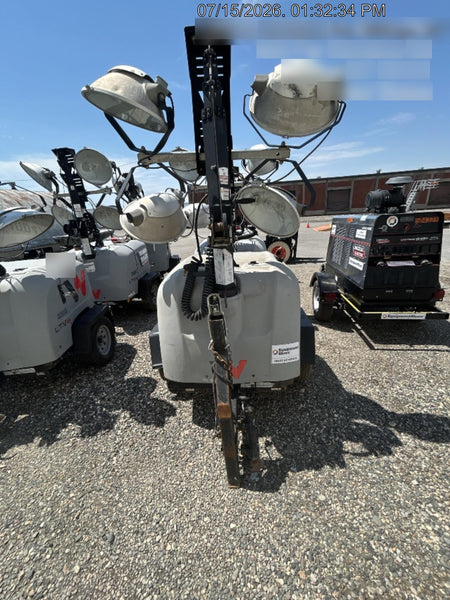 2018 Wacker Neuson LTV6L-MH Wacker Neuson LTV6L Mobile Light Tower w/Fuel Level Sensor Installed