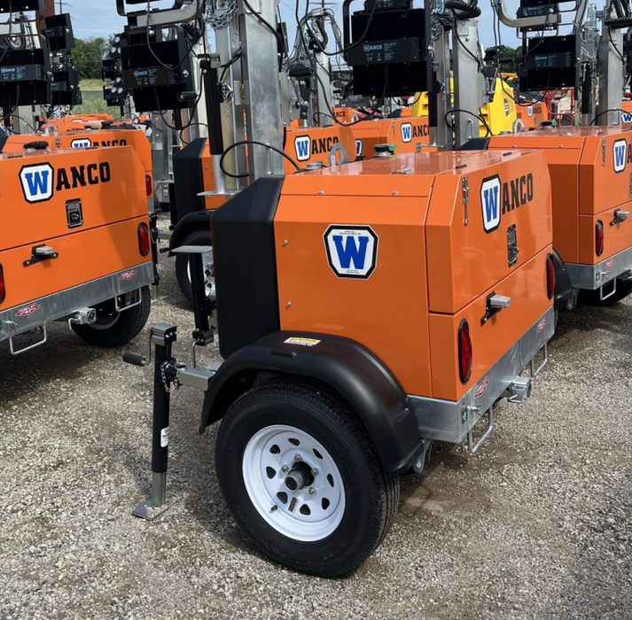2024 Wanco WLTT-4MM4K Diesel, Deep Sea Controller, Shore Power Plug, Auto Start, (4) 350W LED Floodlights, 4kW Generator, 60 Gal Fuel Tank, 2" Ball, T3