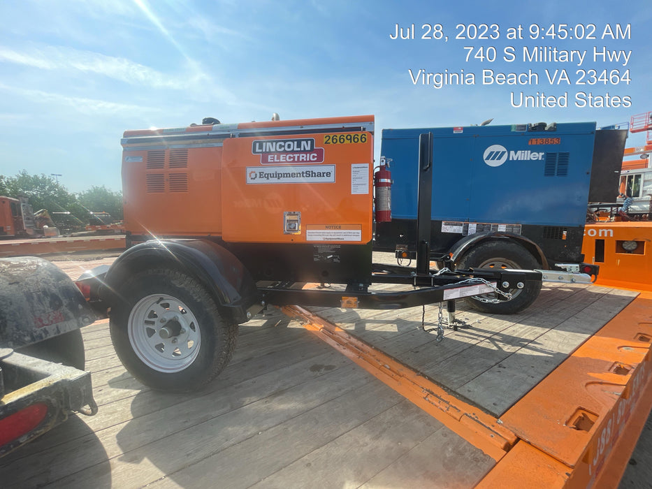 2022 Lincoln Electric LE400 Kubota V1505, Trlr, Cable Rack, Light Kit, ES Decals, T3