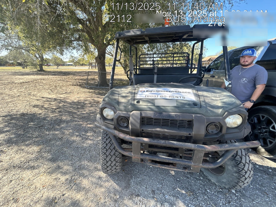 2019 Kawasaki Mule PRO-DXT Standard Options, Backup Alarm, Beacon, Plastic Hard Top, Poly Windshield, Horn Kit