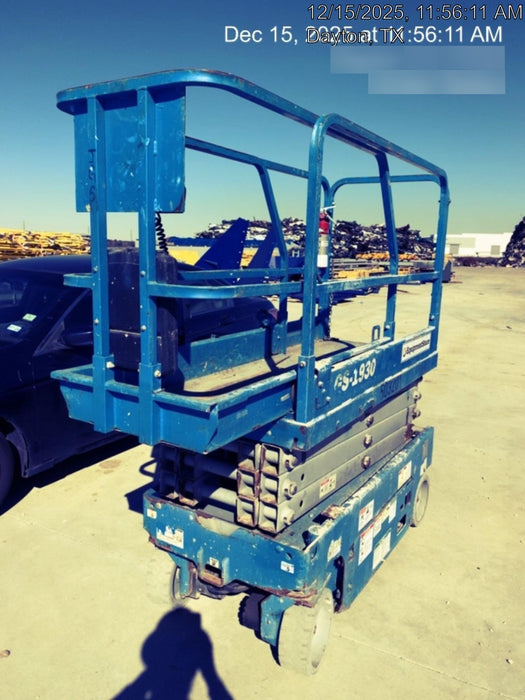 2019 Genie GS-1930 Fixed Rails with Chain Entry