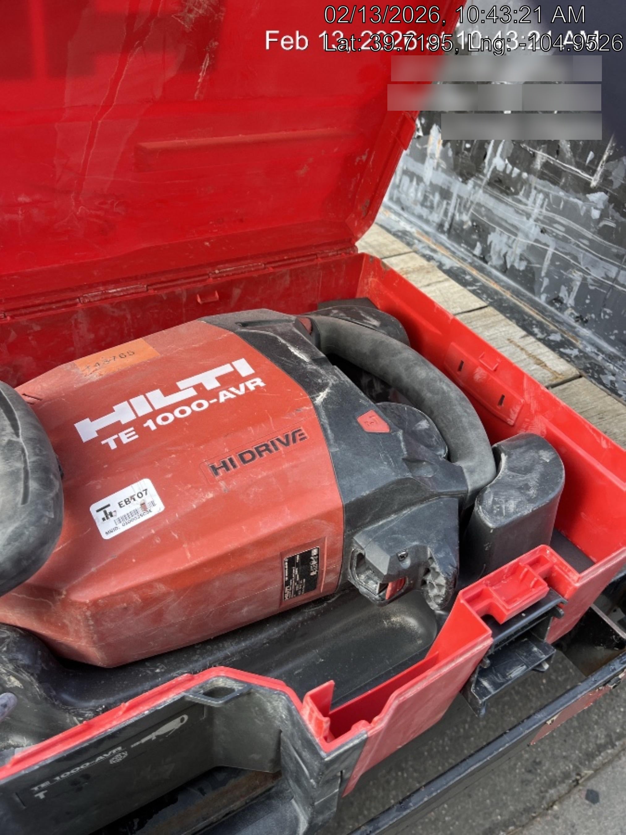 2021 HILTI TE 1000-AVR
