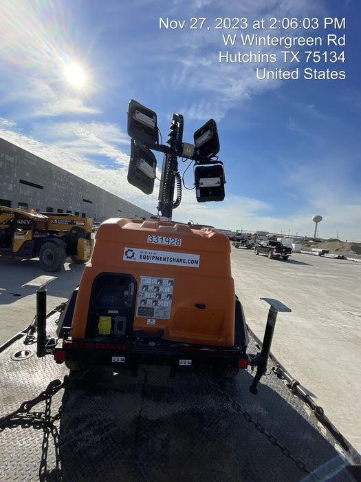 2023 Generac MLT2 Diesel, Flex Switch 120V Input, Powerzone Controller, (4) 320W LED Lights, 4kW Generator, 39.9 Gal Fuel Tank, 2" Ball, T3