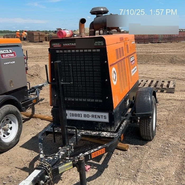 2021 Lincoln Electric Vantage 549X Ready Pak 3, ORANGE (includes trailer, cable rack, fender light kit)