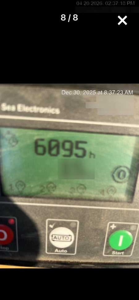2021 Allmand NLV3GR (4) LED Light Fixture 350W, 23' Vertical Mast, 3kW Prime, Towable, Deep Sea L401, Leveling Jacks, Yanmar T4F 5.8hp