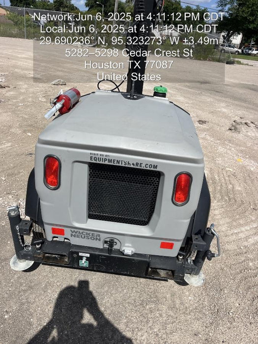 2024 Wacker Neuson LTT4 Diesel, Kohler KDW702, Deep Sea Controller, Auto Start, LED 320W, Bypass Outlet, T3