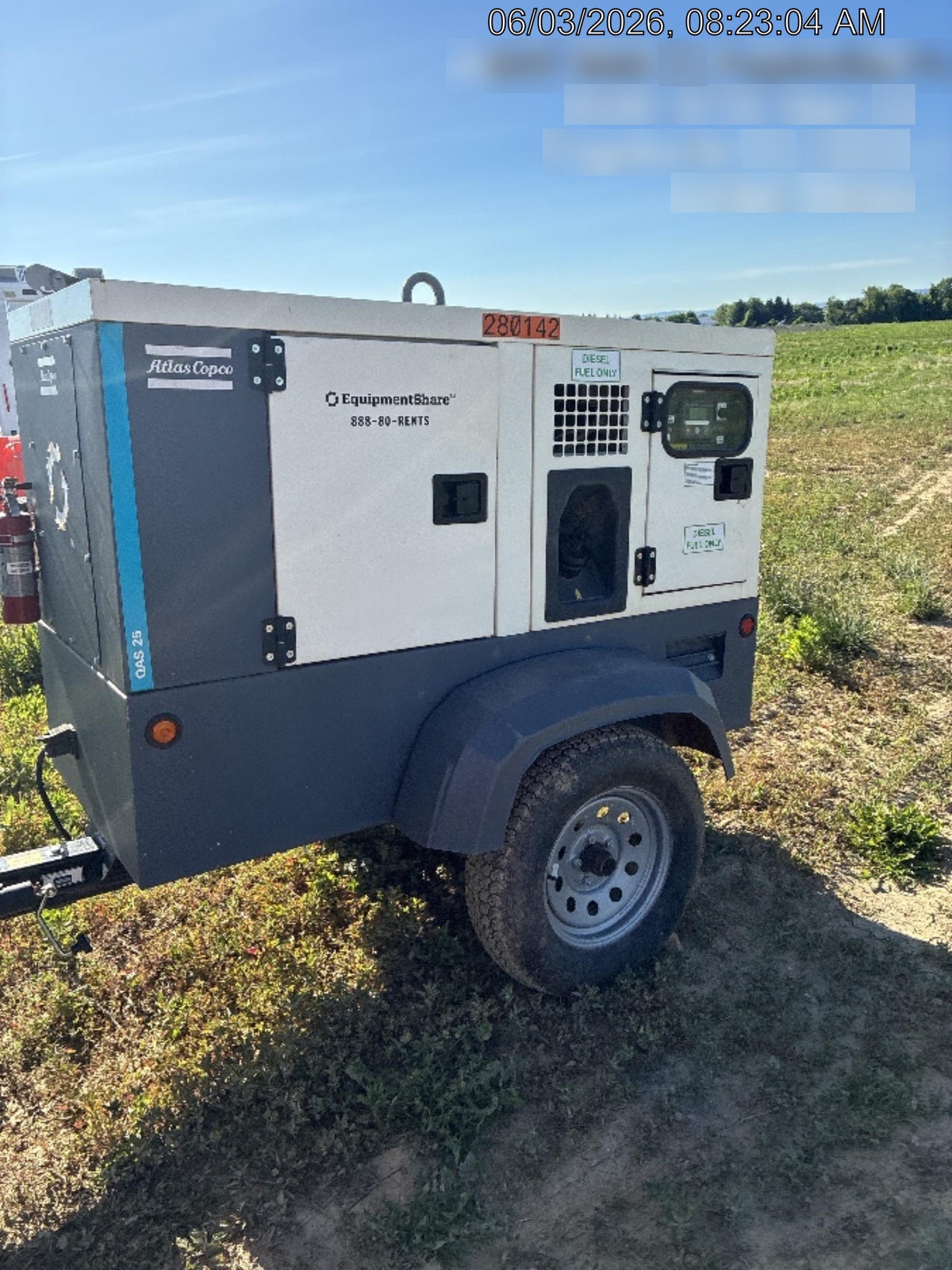 2022 ATLAS COPCO QAS25 CWK