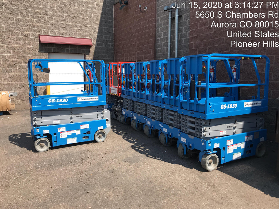 2020 Genie GS-1930 Fixed rails with chain entry gate - Pre A92.20