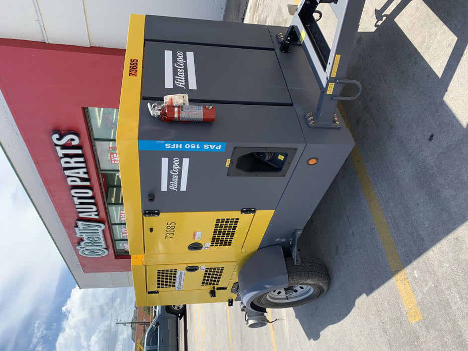 2020 ATLAS COPCO PAS 150 HF CS Enclosed