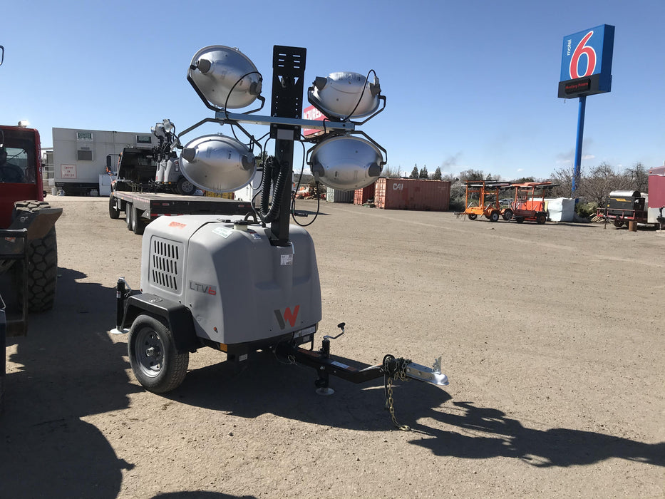 2019 Wacker Neuson LTV6L-MH Mobile Light Tower w/Fuel Level Sensor Installed