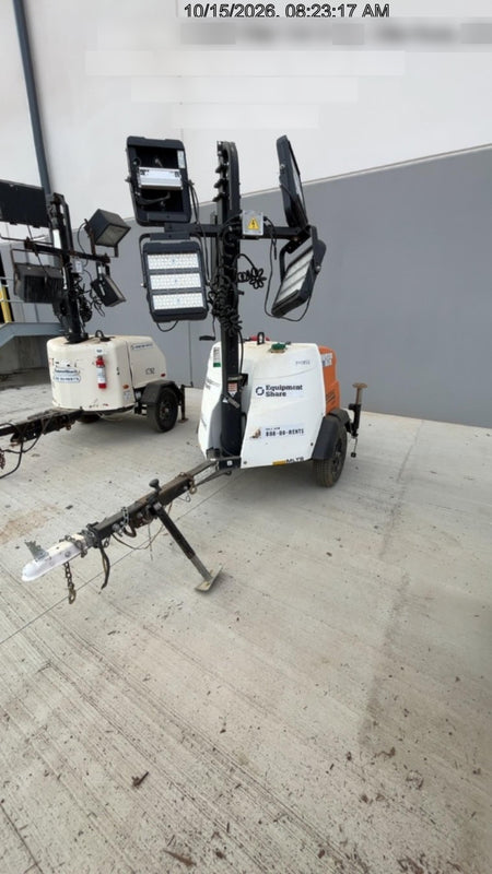 2024 Generac MLT2 Diesel, Flex Switch 120V Input, Powerzone Controller, 
(4) 320W LED Lights, 4kW Generator, 39.9 Gal Fuel Tank, 2" Ball, T3