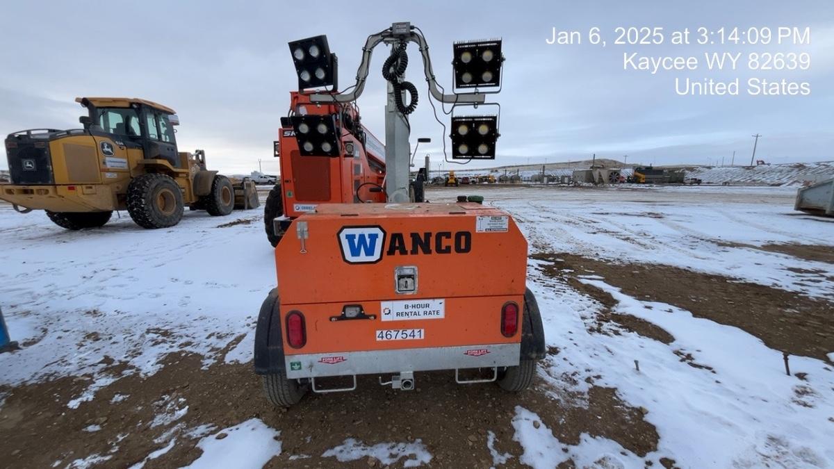 2024 Wanco WLTT-4MM4K Diesel, Deep Sea Controller, Shore Power Plug, Auto Start, (4) 350W LED Floodlights, 4kW Generator, 60 Gal Fuel Tank, 2" Ball, T3