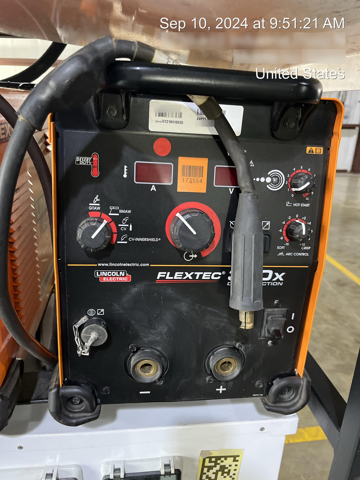 2021 LINCOLN ELECTRIC FLEXTEC 350X