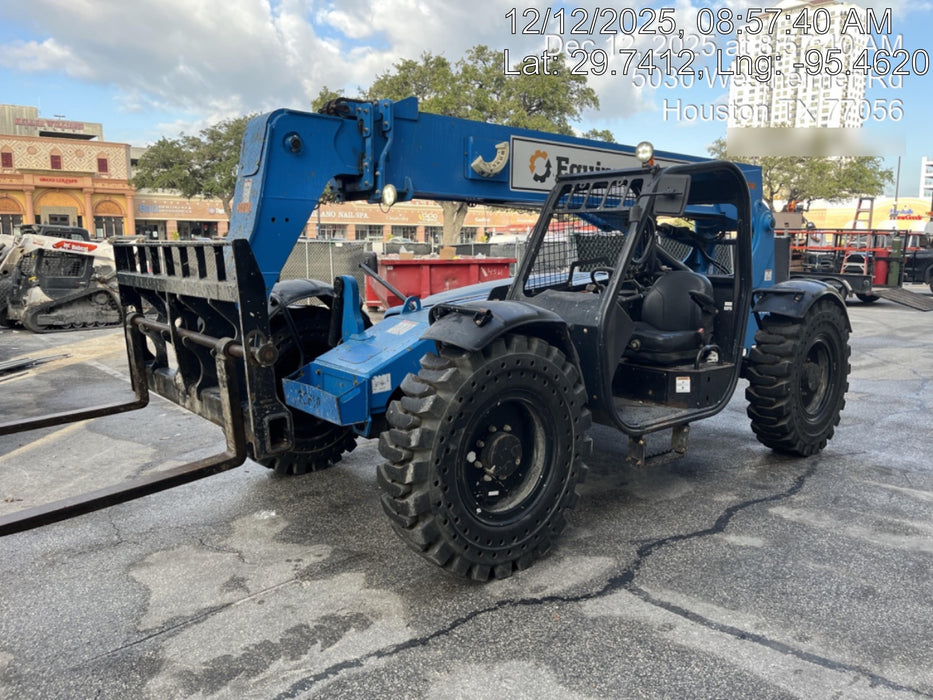 2019 Genie GTH-636 Canopy, Solid RT Tires, LED Work Lights, Beacon 60" QA Carriage, 48" Forks