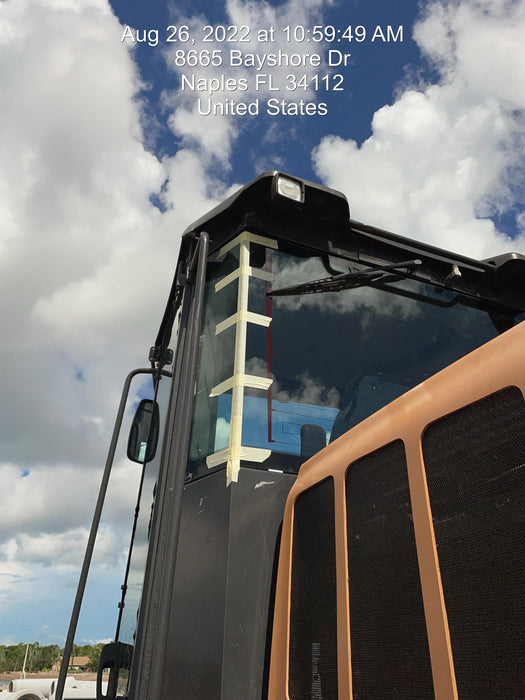 2018 Case 621G CLOSED CAB, 1 FUNCTION, JRB 416 STYLE HYD COUPLER