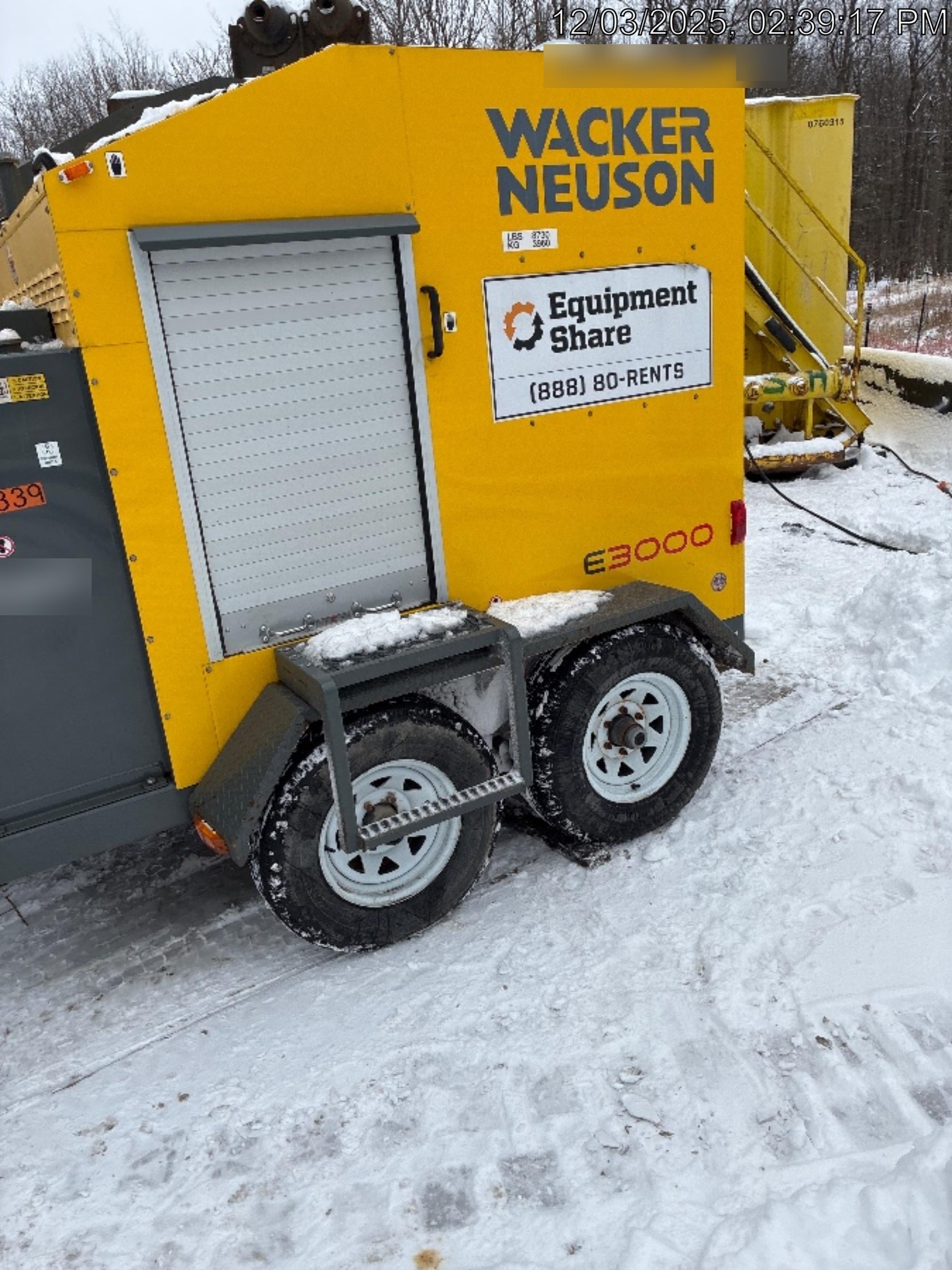 2019 WACKER NEUSON E3000