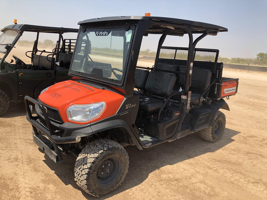 2019 Kubota RTV-X1140W-H 4wd Utility Cart, LED Strobe, Windshield Tempered Glass, Plastic Canopy, Wire Harness Kit, Backup Alarm
