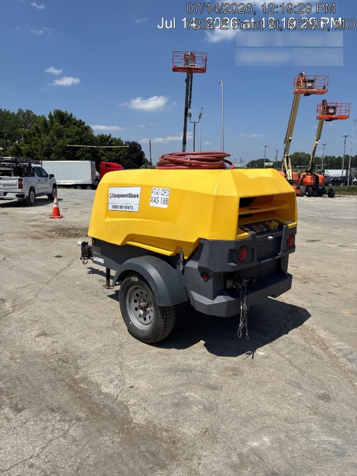 2022 ATLAS COPCO XAS188 CWK