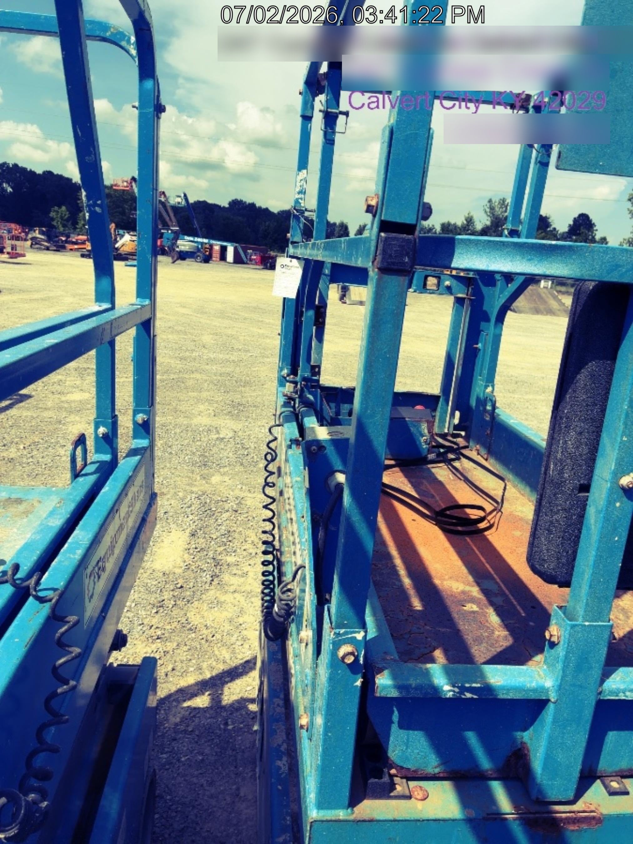 2020 Genie GS-1930 Solid Non Marking Tires, Beacon, Folding rails with half height swing gate