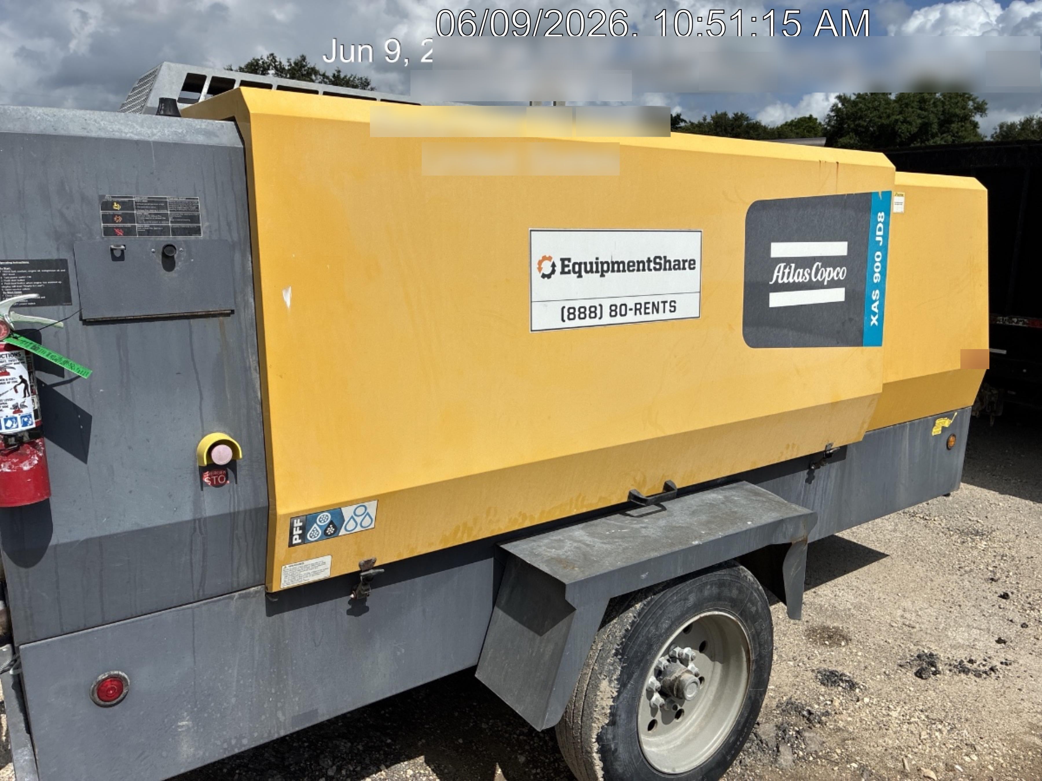 2020 ATLAS COPCO XAS 900