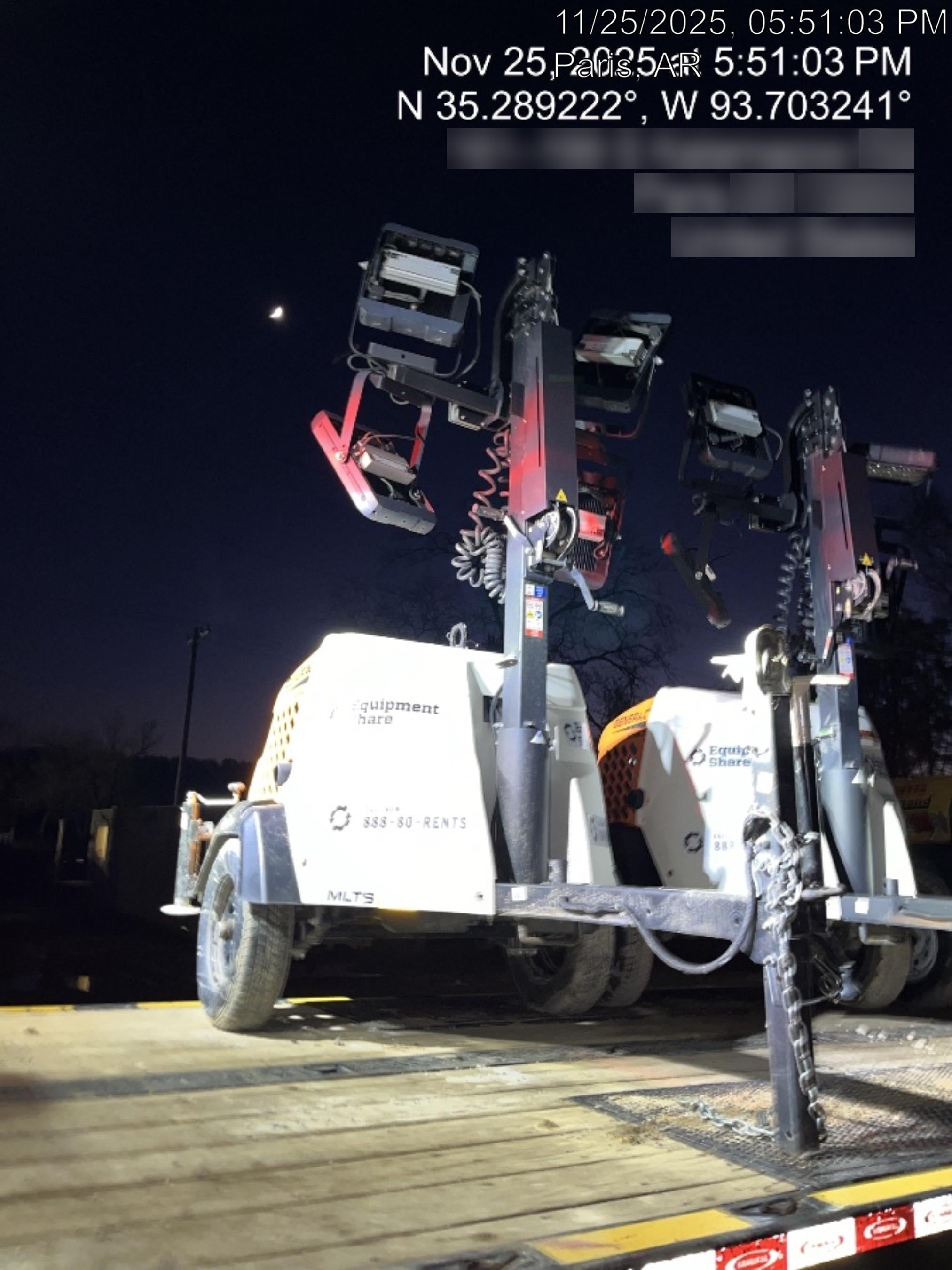 2023 Generac MLT2 Diesel, Flex Switch 120V Input, Powerzone Controller, (4) 320W LED Lights, 4kW Generator, 39.9 Gal Fuel Tank, 2" Ball, T3