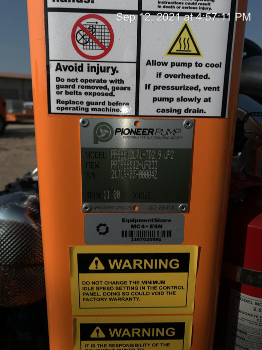 2021 PIONEER PP66S12L71-TD2.9L4