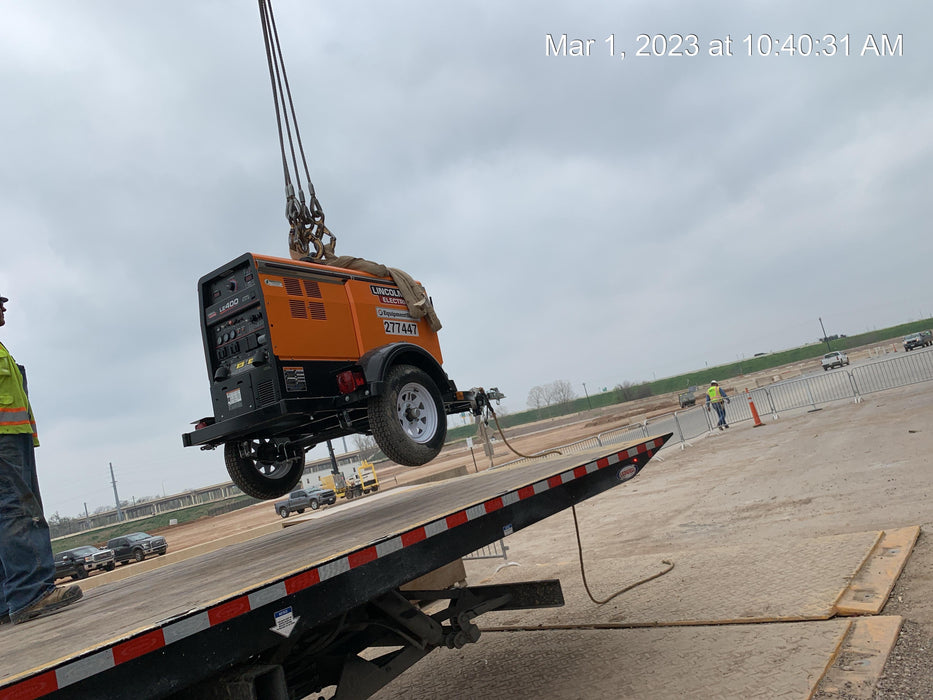 2022 Lincoln Electric LE400 Kubota V1505, Trlr, Cable Rack, Light Kit, ES Decals, T3