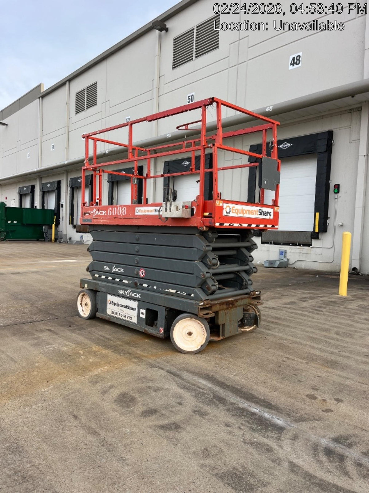 2017 Skyjack SJIII-4740 Skyjack SJ4740, Extended Warranty 5yr/5k hr