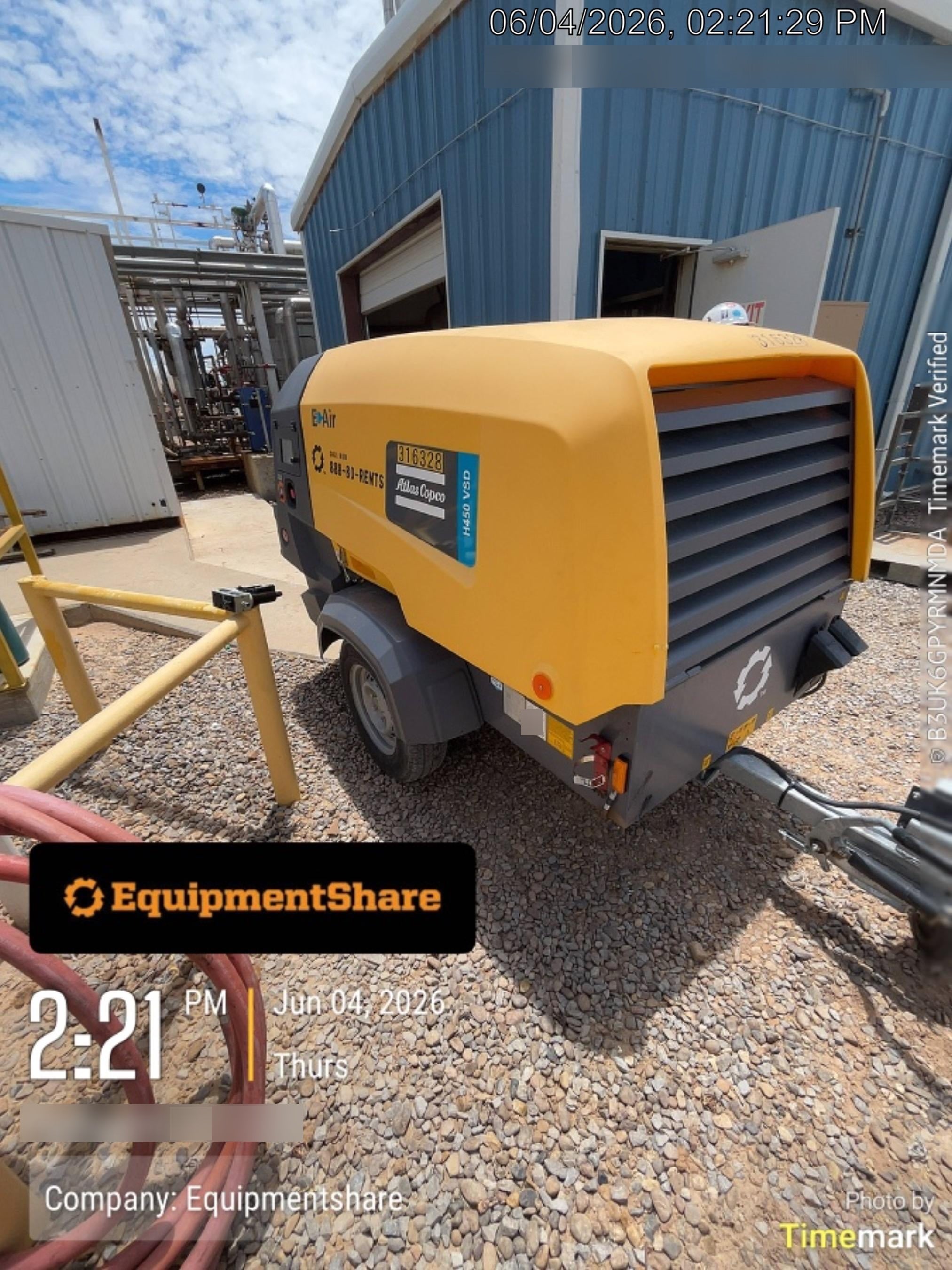 2023 ATLAS COPCO E-AIR H450