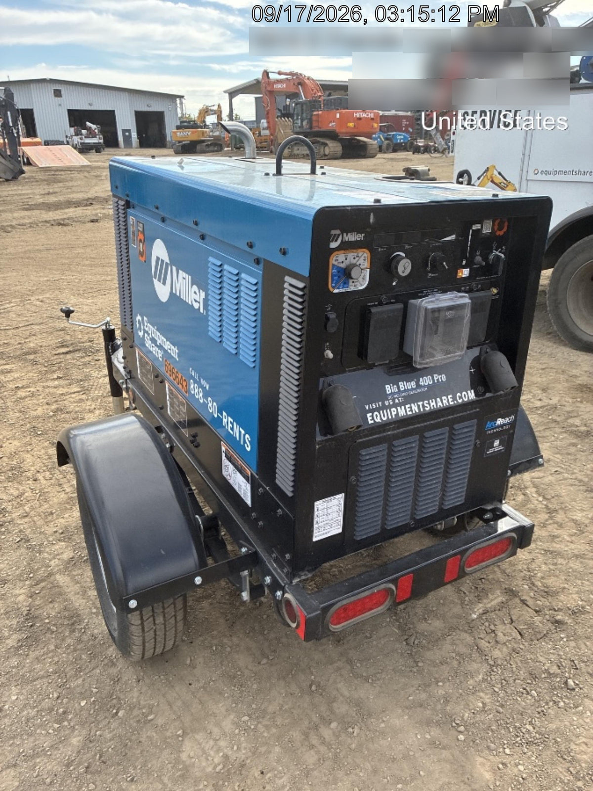 2026 MILLER ELECTRIC BIG BLUE 400
