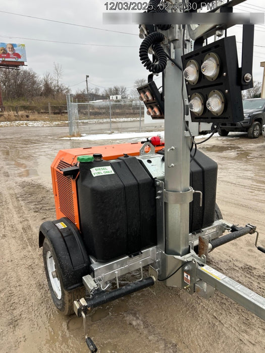 2024 Wanco WLTT-4MM4K Diesel, Deep Sea Controller, Shore Power Plug, Auto Start, (4) 350W LED Floodlights, 4kW Generator, 60 Gal Fuel Tank, 2" Ball, T3