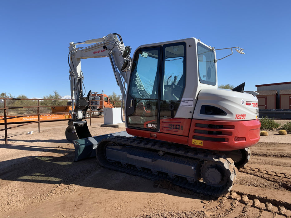 2020 Takeuchi TB290C Cab/Heat/Air, Rubber Tracks, Manual TAG QC