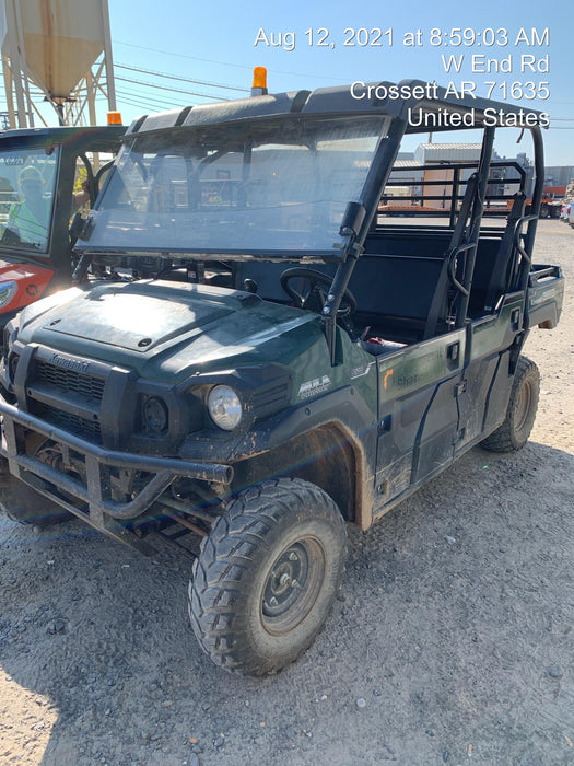 2019 Kawasaki Mule PRO-DXT Standard Options, Backup Alarm, Beacon, Plastic Hard Top, Poly Windshield, Horn Kit