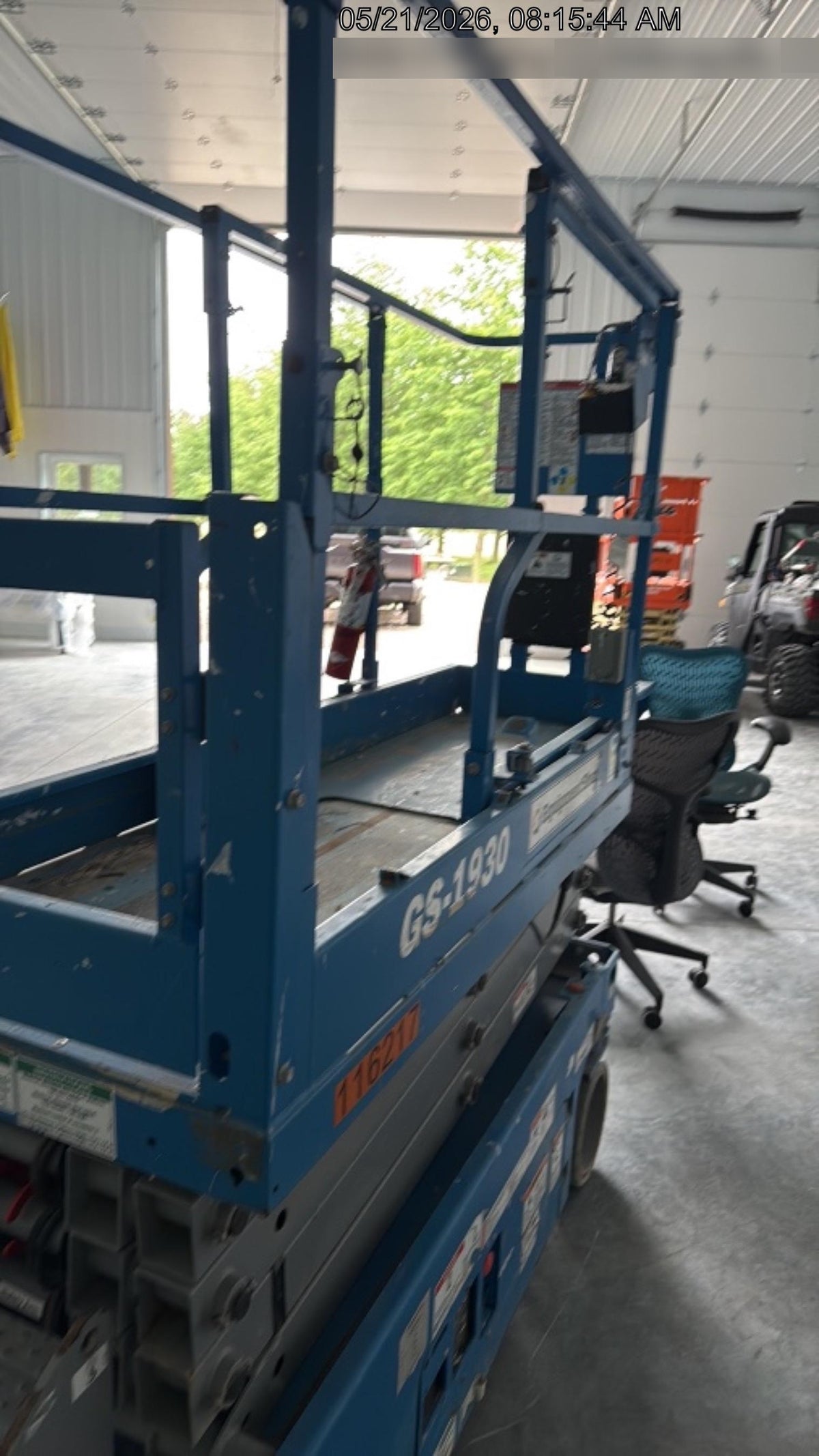 2020 Genie GS-1930 Solid Non Marking Tires, Beacon, Folding rails with half height swing gate