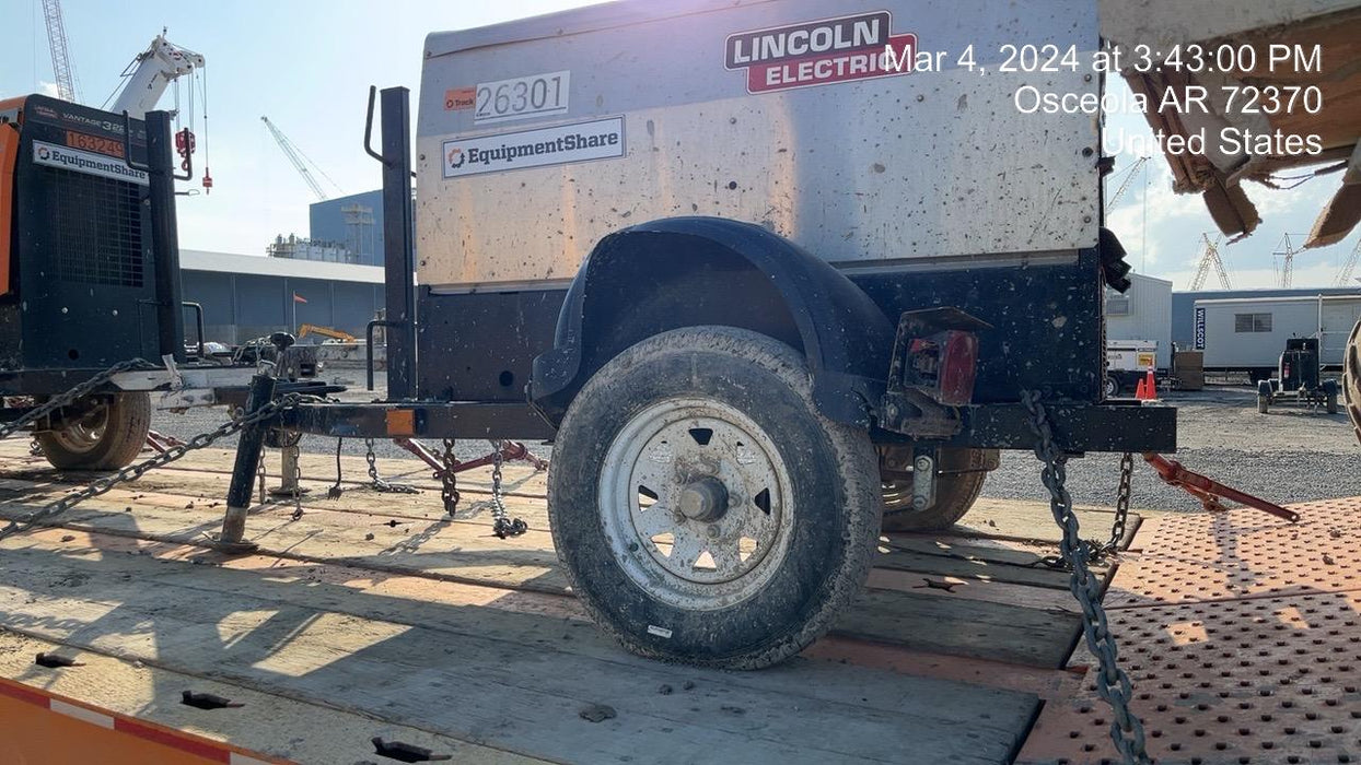 2019 Lincoln Electric Vantage 322 Lincoln Vantage 322 Welder w/Trailer, Light Kit, Cable Rack