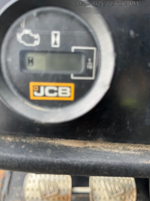2019 JCB 510-56 Open ROPS, 74 HP, Solid Tires, Worklights, Beacon, Aux Hydraulics, Lifting Eye w/66" Carriage/60" Forks
