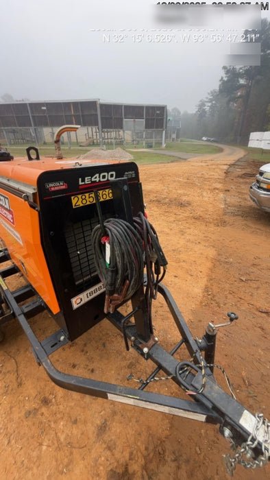 2022 Lincoln Electric LE400 Kubota V1505, Trlr, Cable Rack, Light Kit, ES Decals, T3