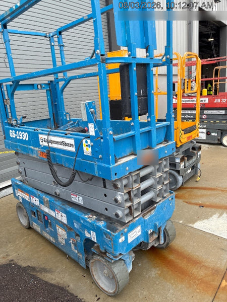 2020 Genie GS-1930 Solid Non Marking Tires, Beacon, Folding rails with half height swing gate