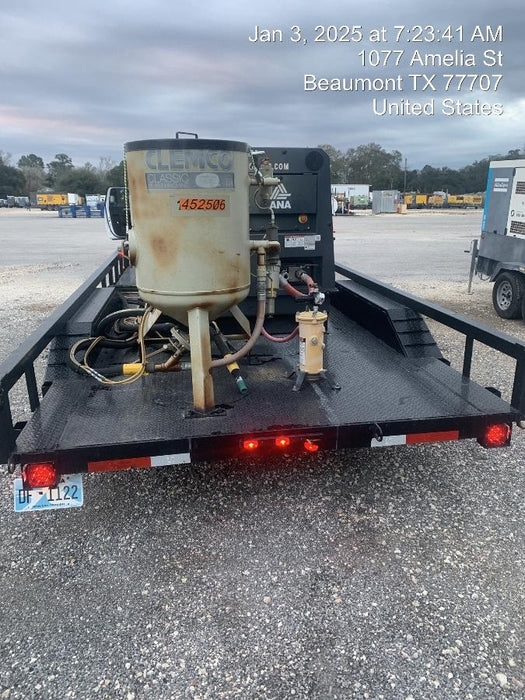 2024 TEXAS PRIDE TRAILERS 18'-20' Lowboy Sand Blasting Unit