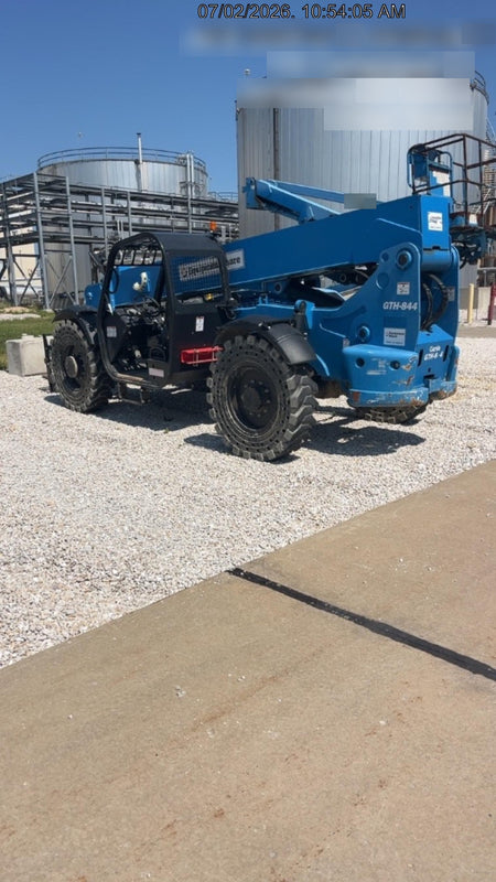 2018 Genie GTH-844 Genie GTH-844 w/ROPS, Work Lights, Solid Tires, RH Cab Mesh, Beacon, 60" Carriage and Forks