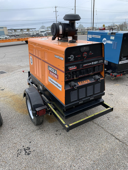 2021 Lincoln Electric Vantage 549X Ready Pak 3, ORANGE (includes trailer, cable rack, fender light kit)